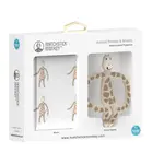 Matchstick Monkey Animal Teether & Muslin Giraffe dárková sada pro děti