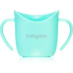 BabyOno Be Active Ergonomic Training Cup tréninkový hrnek s držadly Mint 6 m+ 120 ml