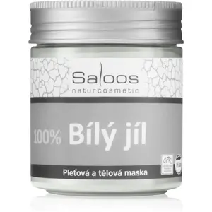 Saloos Jílová Maska Bílý jíl tělová a pleťová maska 100 g