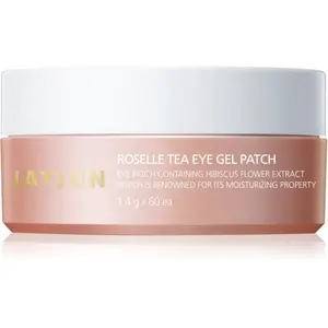 Jayjun Eye Gel Patch Roselle Tea hydrogelová maska na oční okolí proti otokům a tmavým kruhům 60x1.4 g