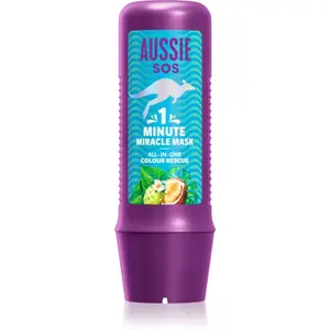 Aussie 1 Minute Miracle Color Rescue ošetřující maska pro barvené vlasy 250 ml