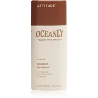 Attitude Oceanly Plastic Free Makeup tuhý bronzer odstín Coffee 8.5 g