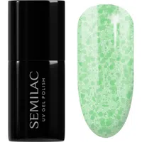 Semilac UV Hybrid Crushed_ICE gelový lak na nehty s použitím UV/LED lampy odstín 494 Frozen Pistachios 7 ml