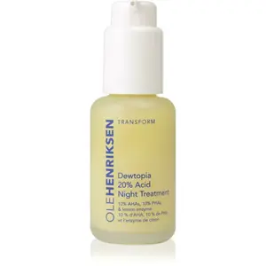 OLEHENRIKSEN Transform Dewtopia 20% Acid Night Treatment noční sérum proti vráskám a tmavým skvrnám 30 ml