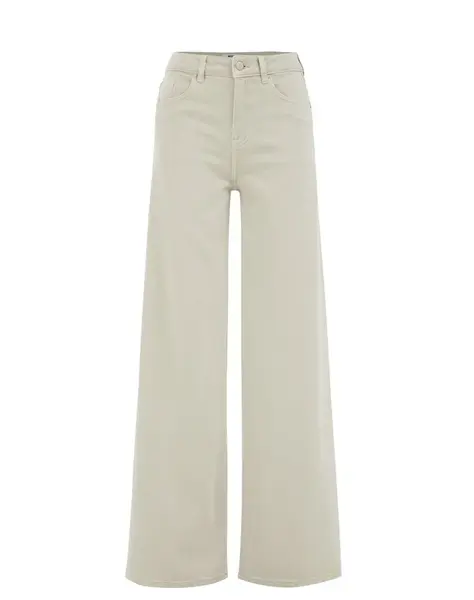 WE Studio Džínsy  sivý denim