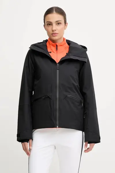 Lyžařská bunda Rossignol ROCHRUN černá barva, RLOWJ04