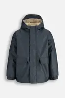 Dětská nepromokavá bunda Coccodrillo tmavomodrá barva, OUTERWEAR BOY KIDS