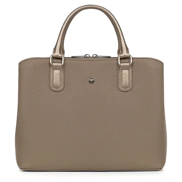 Dámská elegantní kabelka Hexagona Hella - hnědo-bronzová