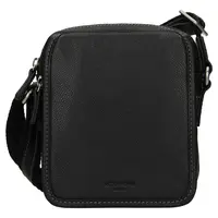 Pánska kožená taška na doklady Hexagona Deresk - čierna