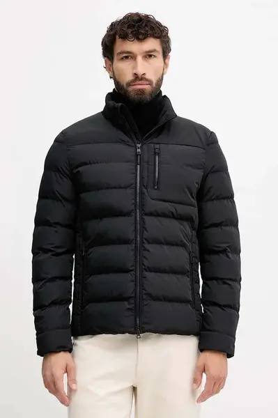 Bunda Geox SNAKE černá barva, zimní, M5628D T3266