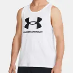 Under Armour Tílko UA SPORTSTYLE LOGO TANK-WHT - Pánské