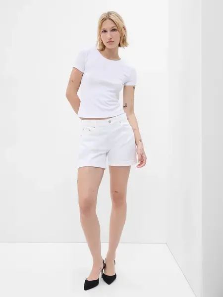 GAP Džínové kraťasy Girlfriend - Dámské