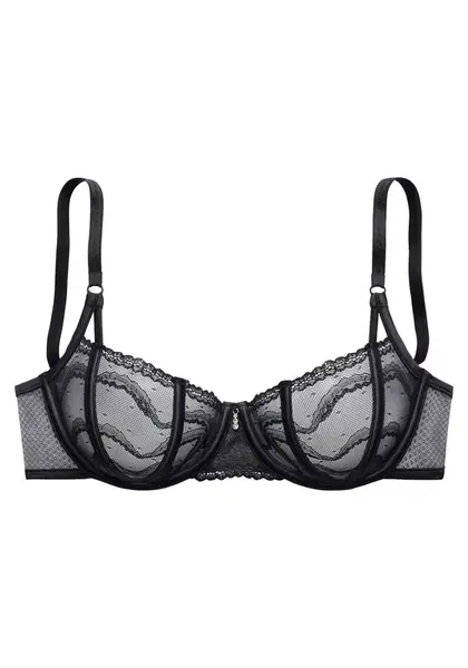 LASCANA Podprsenka  čierna