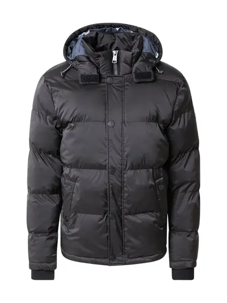 GUESS Zimná bunda  čierna