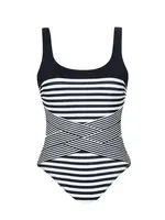 SUNFLAIR Jednodielne plavky  čierna / biela