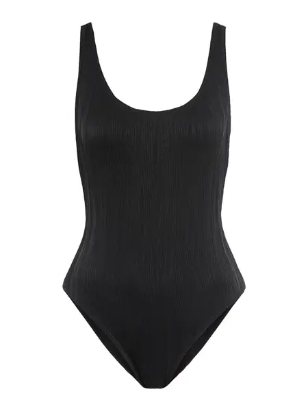 LSCN by LASCANA Jednodielne plavky 'Egitura'  čierna