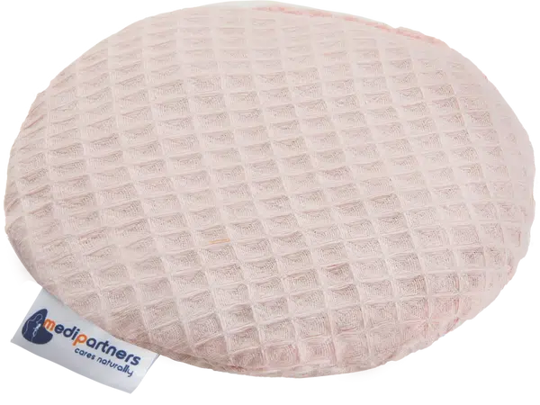Medi Partners Thermofor with cherry seeds for children - Wafel- light pink