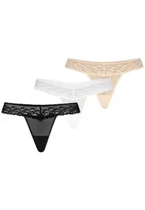 TEYLI Tangá 'Leo'  béžová / čierna / biela