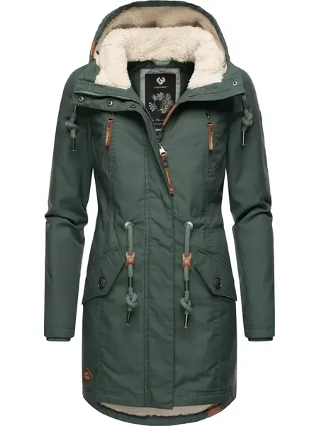 Ragwear Zimná parka 'Elsie'  zelená