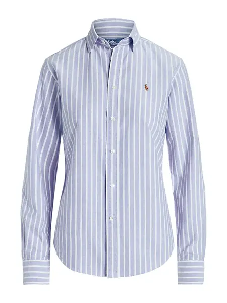 Polo Ralph Lauren Blúzka  svetlomodrá / biela