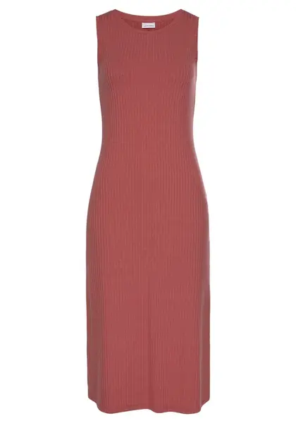 LASCANA Šaty  hrdzavo červená