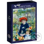 Puzzle Dve sestry (Na terase), 1881 - Renoir - puzzle z kategorie 500 - 1000 dílků