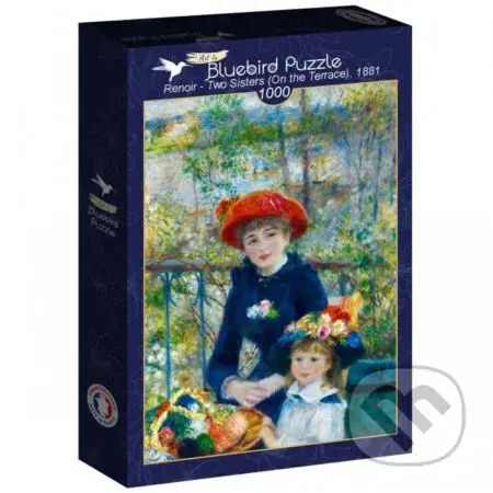 Puzzle Dve sestry (Na terase), 1881 - Renoir - puzzle z kategorie 500 - 1000 dílků