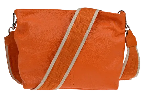 NovaKabelka.sk Prisca Arancione s prídavným popruhom II