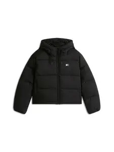 Tommy Jeans Zimná bunda  čierna