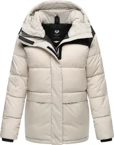 Ragwear Zimná bunda 'Wikesh'  sivobéžová