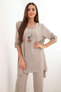 Kesi Włoski Sada halenky + kalhot s přívěskem fango