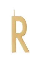 Strieborný pozlátený prívesok Design Letters