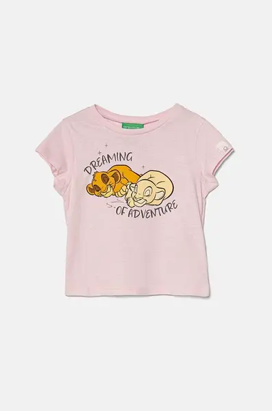 Detské bavlnené tričko United Colors of Benetton