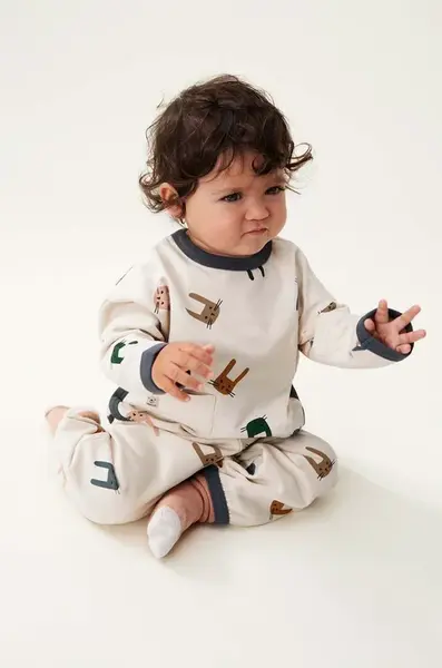 Detské tepláky Liewood Loup Baby Printed Sweatpants