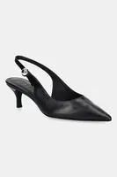 Kožené lodičky Furla Sfera Slingback
