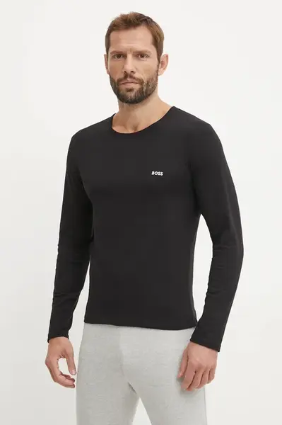BOSS Bavlnené tričko s dlhým rukávom BOSS 3-pak LSShirtRN 3P Classic