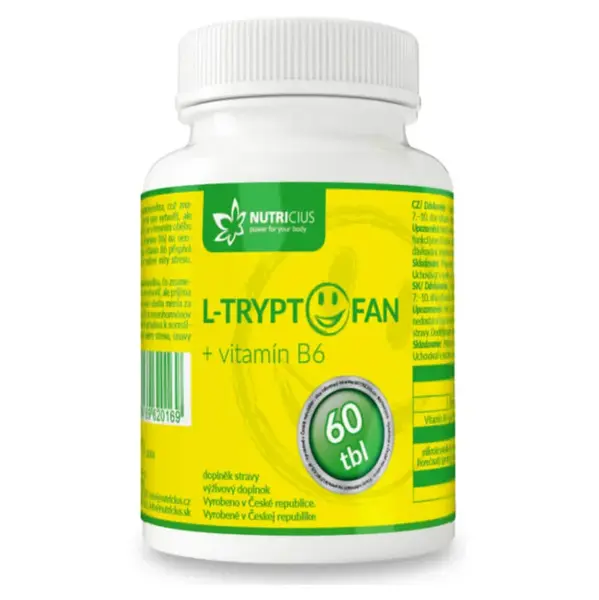 NUTRICIUS L-Tryptofan + vitamin B6 60 tablet