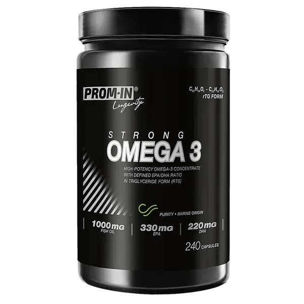 PROM-IN Omega 3 strong 240 kapslí