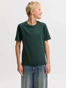 Jack & Jones Junior Tričko 'JJEORGANIC'  zelená