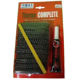 Sada izolační šňůry Thermokomplet 8 mm, 2,5 m + lepidlo