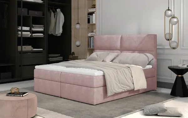Boxspring Amber Rozměr: 160 x 200 cm, látka: Omega 91