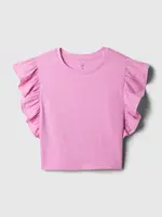 GAP Dětský crop top s volánky - Holky