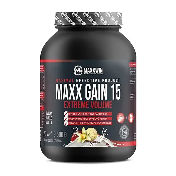 MAXXWIN Maxx gain 15 sacharidový nápoj příchuť vanilka 3500 g