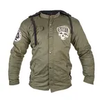 Pánská bunda W-TEC Black Heart Khaki Jacket s aramidem Garage Built L