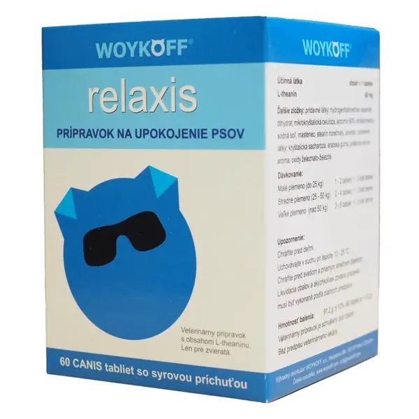 WOYKOFF Relaxis CANIS sýrová příchuť 60 tablet
