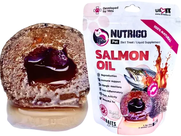 LK Baits Pet Nutrigo Dog Supplement Salmon Oil,Mini,75g