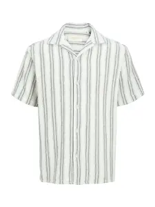 Jack & Jones Plus Košeľa 'JORCOBA'  čierna / biela