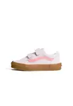 VANS Tenisky 'Old Skool Hook and Loop'  ružová / biela