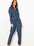Blue shirt overall CAMAIEU - Women