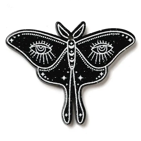 Halloween Theme Opaque Acrylic Pendants